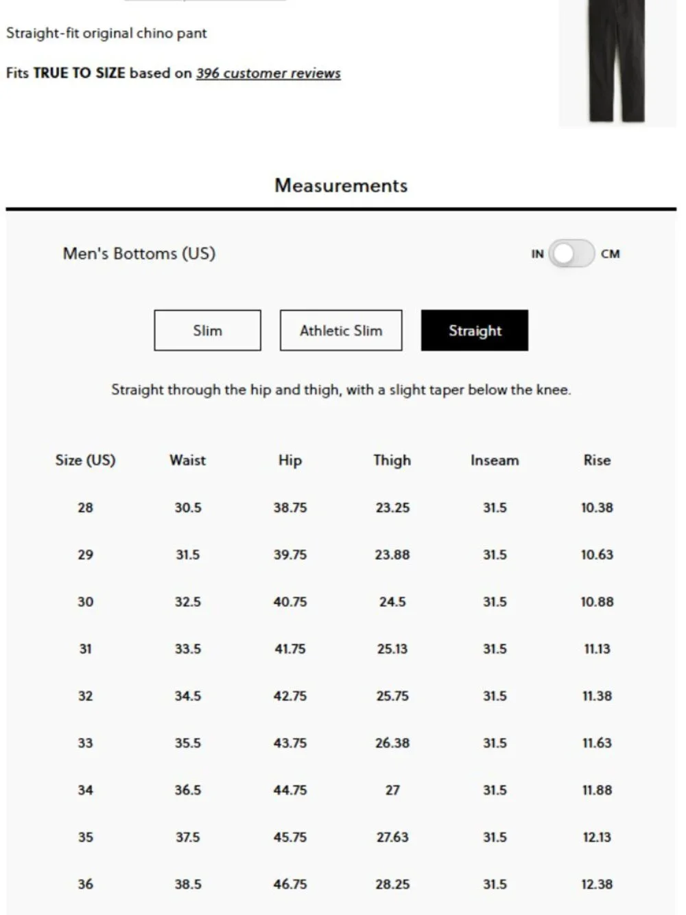 Straight-fit original chino pant